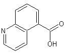 喹啉-5-羧酸结构式