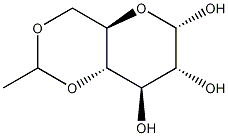 4,6-亚乙基-α-D-葡萄糖结构式