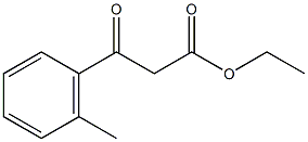 (2-甲基苯甲酰)乙酸乙酯结构式