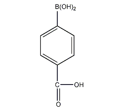 4-羧基苯硼酸结构式