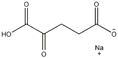 а-酮戊二酸一钠结构式