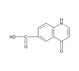 1,4-二氢-4-氧代喹唑啉-6-羧酸结构式