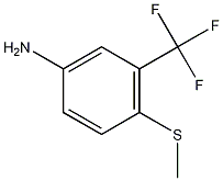 4-甲硫基-3-(三氟甲基)苯胺结构式