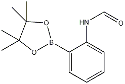 N-[2-(4,4,5,5-四甲基-1,3,2-二氧硼戊环-2-基)苯基]甲酰胺结构式