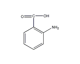 邻氨基苯甲酸结构式