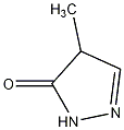 4-甲基-2-吡唑啉-5-酮结构式