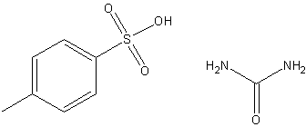 单对甲苯硫酸尿素结构式