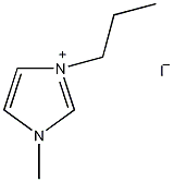 1-甲基-3-丙基碘化咪唑鎓结构式