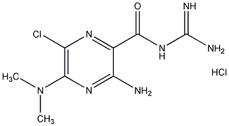 5-(N,N-二甲基)阿米洛利盐酸盐结构式