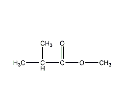 异丁酸甲酯结构式