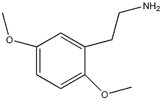 2,5-二甲氧基苯乙胺结构式
