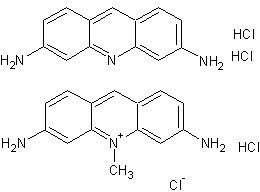 盐酸吖啶黄结构式