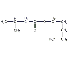 3-甲基丁酸戊酯结构式