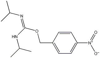 N,N'-二异丙基-O-(4-硝基苄基)异脲结构式