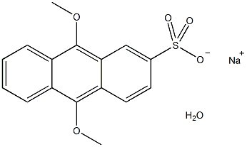 9,10-二甲氧基-2-蒽磺酸钠一水结构式