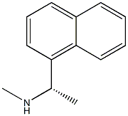 (S)-(−)-N-甲基-1-(1-萘基)乙基胺结构式