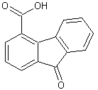 9-芴酮-4-甲酸结构式