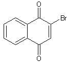 2-溴-1,4-萘并醌结构式