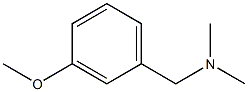 3-甲氧基-n,n-二甲基苄胺结构式