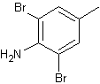 2,6-二溴-4-甲基苯胺结构式