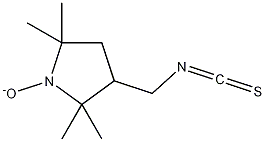 3-(甲基异硫氰酰酸)-proxyl结构式