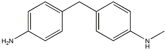 N-甲基-4,4'-亚甲基二苯胺结构式