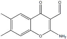 2-Amino-3-formyl-6,7-dimethylchromone