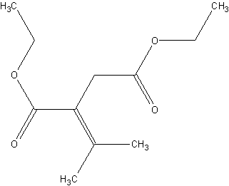 异亚丙基琥珀酸二乙酯结构式