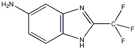 5-氨基-2-(三氟甲基)苯并咪唑结构式