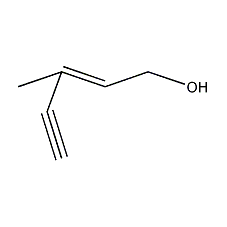 3-甲基-2-戊烯-4-炔-1-醇结构式