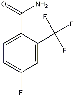 4-氟-2-(三氟甲基)苯甲酰胺结构式