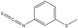 异硫氰酸3-(甲硫基)苯酯结构式