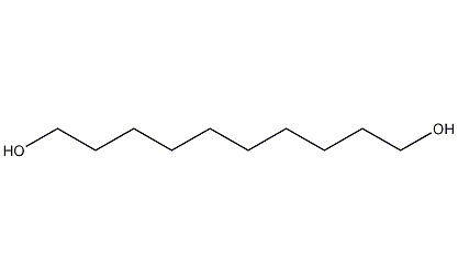 1,10-癸二醇结构式