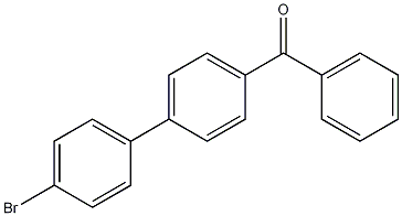4-苯甲酰-4-溴联苯结构式