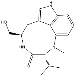 (+)-Indolactam V结构式