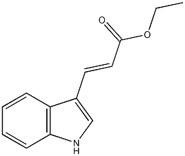 吲哚-2-丙烯酸乙酯结构式