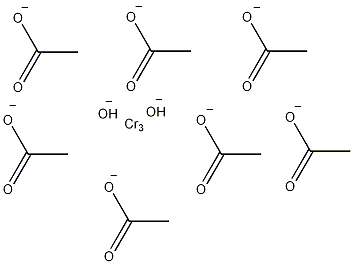 乙酸铬(III)氢氧化物结构式