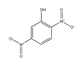 2,5-二硝基苯酚结构式