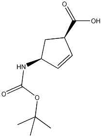 (+)-(1R,4S)-N-BOC-4-Aminocyclopent-2-enecarboxylic acid