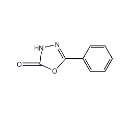 2-苯基-1,3,4-恶二唑-5-酮结构式