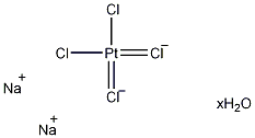 四氯铂酸钠水合物结构式