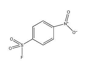 4-硝基苯磺酰氟结构式