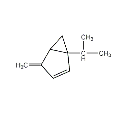 4-亚甲基-1-(1-甲基乙基)双环[3.1.0]2-己烯结构式