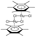 (六甲基苯)钌二氯聚体结构式