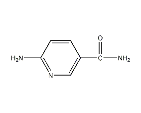 6-氨基烟酰胺结构式