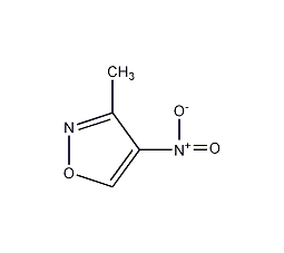 3-甲基-4-硝基-异恶唑结构式