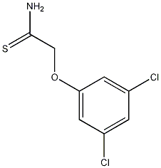 2-(3,5-二氯苯氧基)硫代乙酰胺结构式