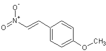 反-4-甲氧基-beta-硝基苯乙烯结构式