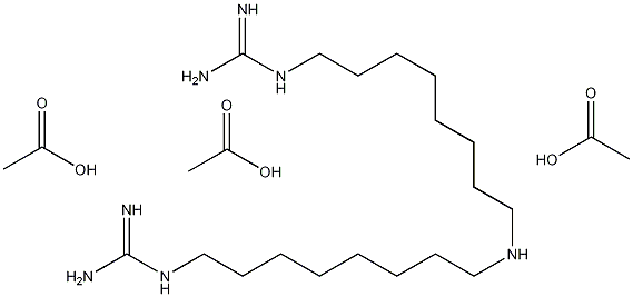 双胍辛烷乙酸盐酸盐结构式