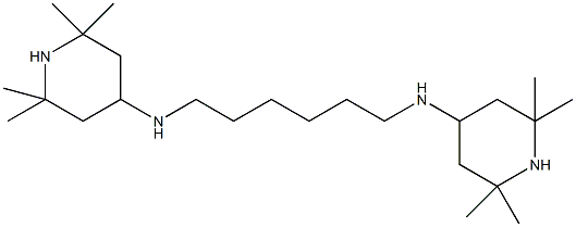 N,N'-二(2,2,6,6-四甲基-4-哌啶基)-1,6-己二胺结构式